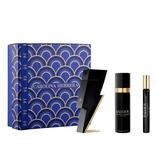 Carolina Herrera Set Carolina Herrera Bad Boy EDT 100 ML + Deo 100 ML + Mini 10 ML